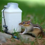 how to catch a chipmunk with a milk jug